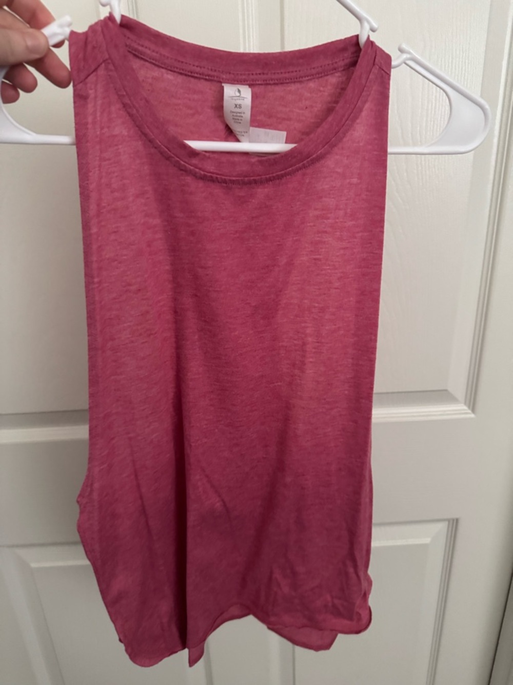 LeanFit Sleeveless Tank Top in Rose Heather - Women’s Athletic Tank